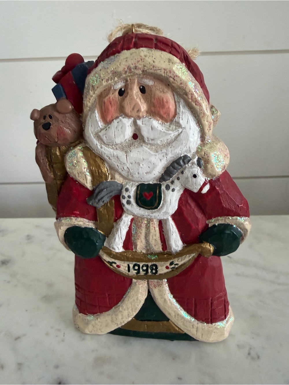 Midwest Eddie Walker Santa Claus 1998 Ornament